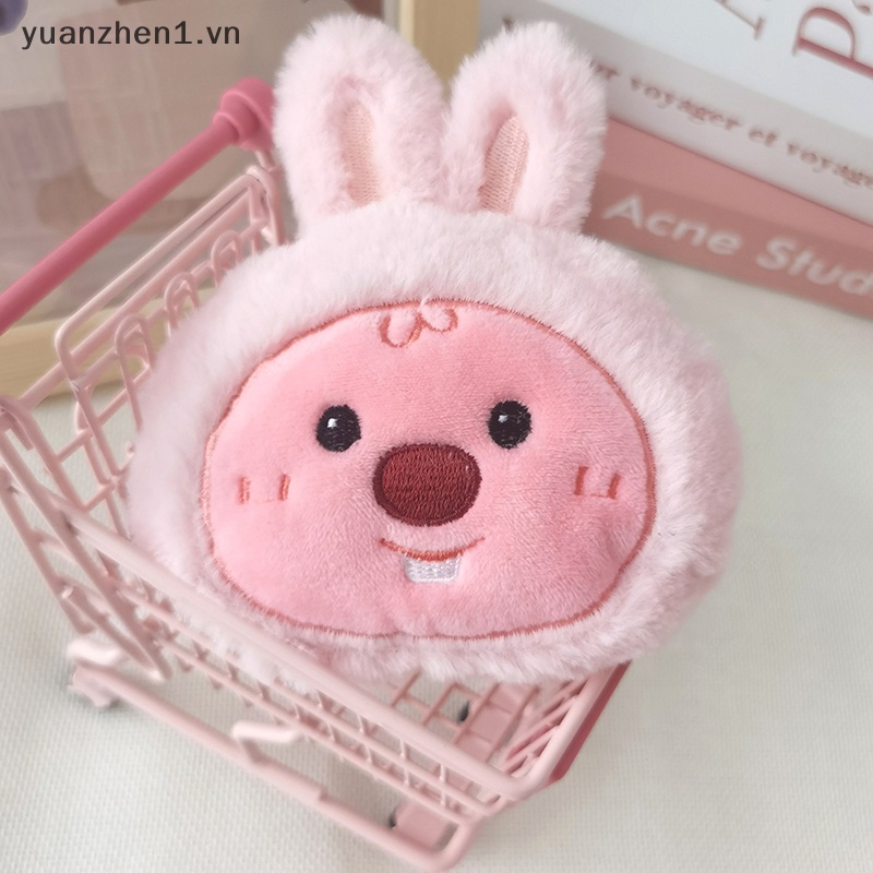 Móc Khóa Búp Bê Nhồi Bông Màu Hồng Đáng Yêu vn