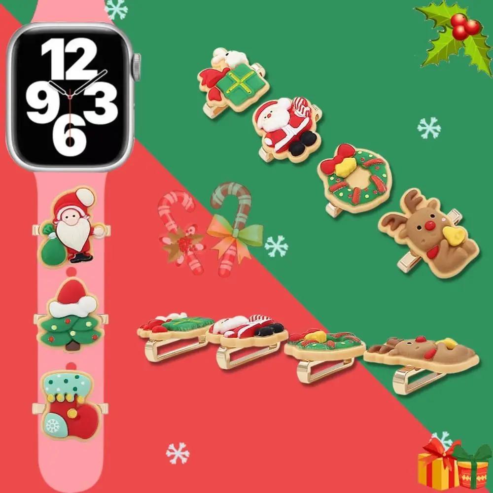 Dây Đeo Silicon Hình Ông Già Noel Cho Đồng Hồ Thông Minh apple watch