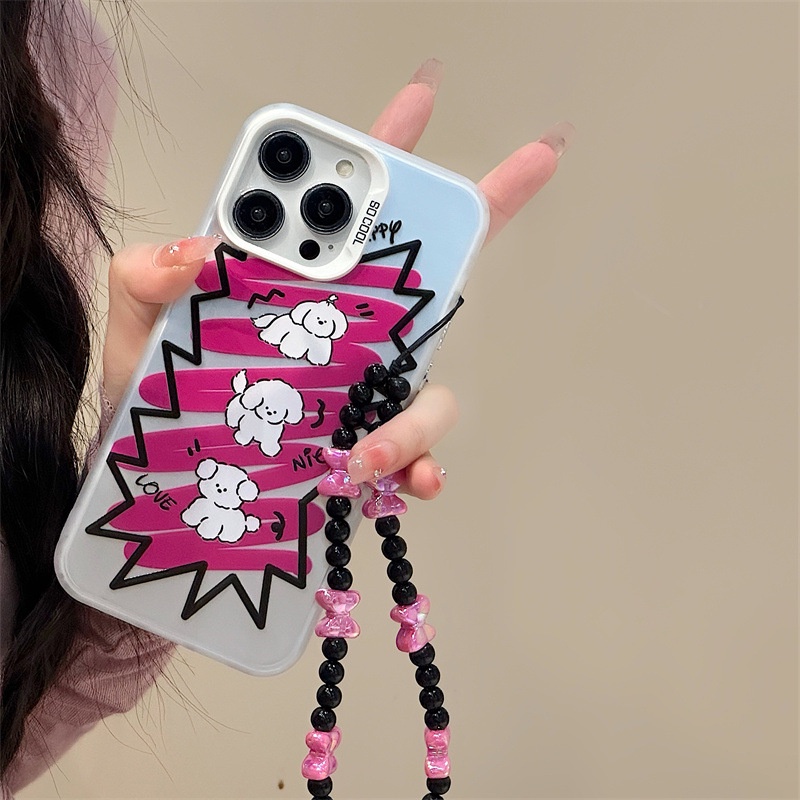 ỐP LƯNG IPHONE Ốp Điện Thoại Nhám In Hình Chú Cún Màu laser Cho iphone15 / 14promax / 13 / 12 / 11 / xr / xs / x / xsmax / 7 / 8plus