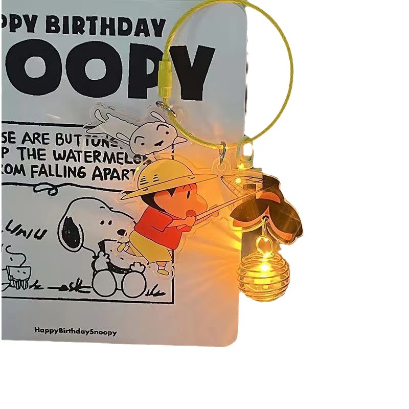 Móc Khóa Hình Cậu Bé Bút Chì shin-chan Dạ Quang Dễ Thương Mới