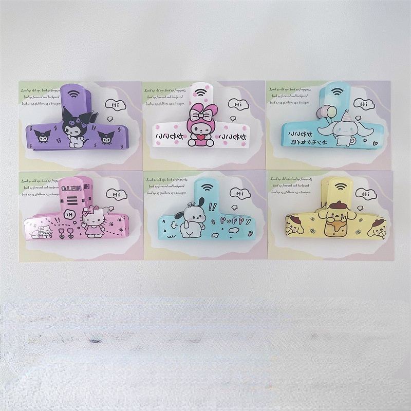 Hoạt Hình Kẹp Sổ Tay Hình sanrio kuromi melody cinnamoroll Đa Năng Sắp Xếp Gọn Gàng Cho Học Sinh