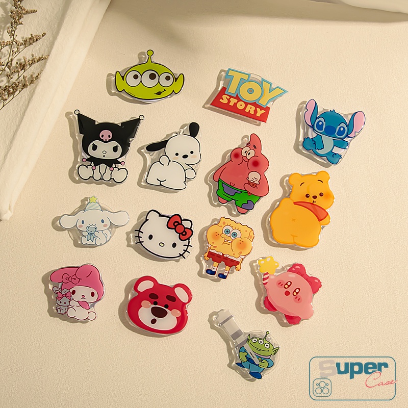 Dễ Thương Giá Đỡ Điện Thoại Hình kuromi kirby / spongebob / patrick / alien / alien / toy story Đáng Yêu