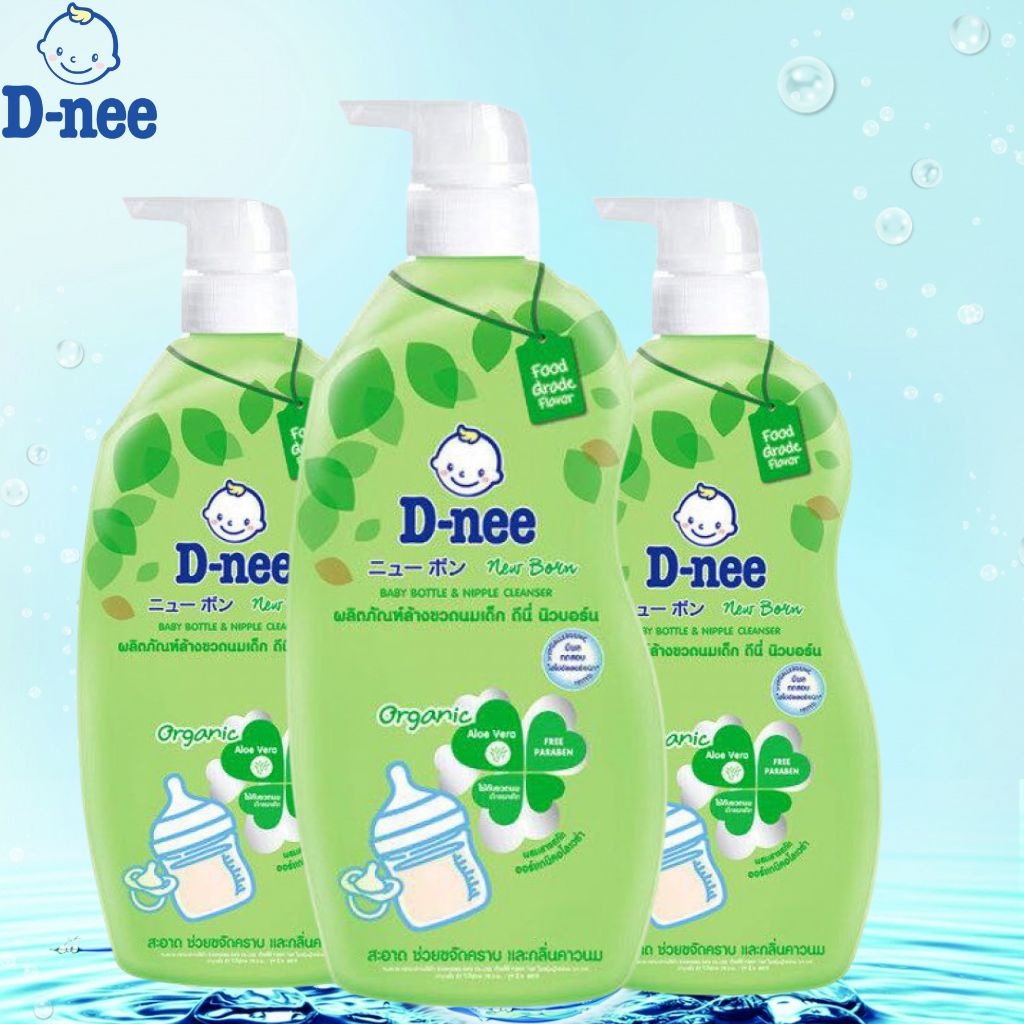ComBo 5 Chai Nước rửa bình/ xúc bình sữa Dnee Thái Lan 600ml