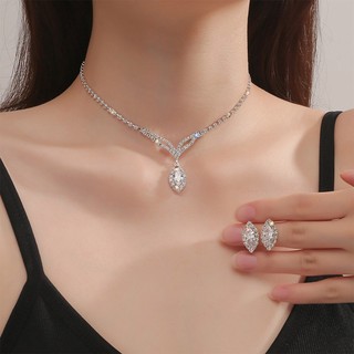 Vòng cổ Mặt Hình Giọt Nước Mắt Thiên Thần Đính Đá zircon