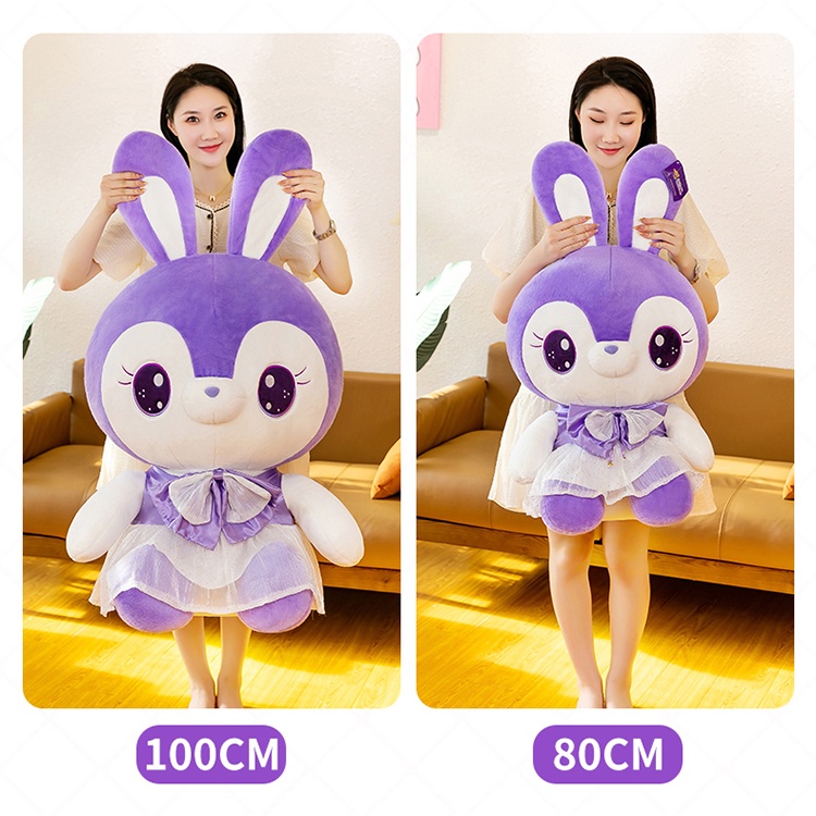 Mới Thú Nhồi Bông Hình Con Cáo Màu Tím