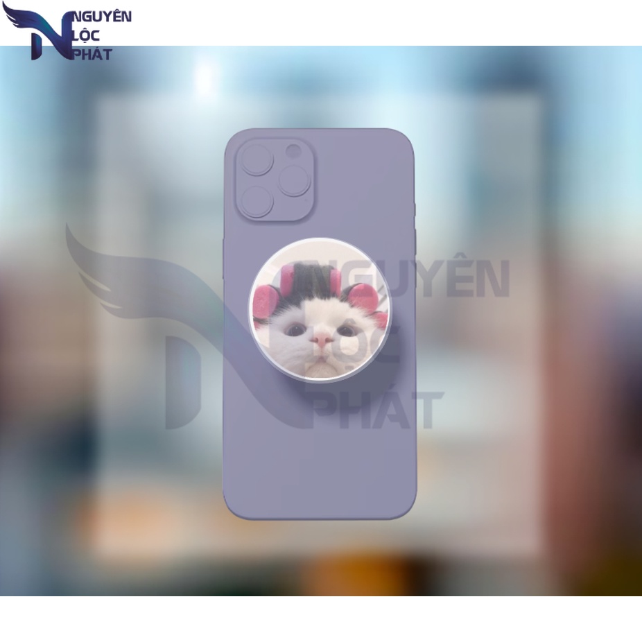 POPSOCKET Giá đỡ điện thoại HÌNH CHÓ - MÈO chibi dễ thương nlpshop