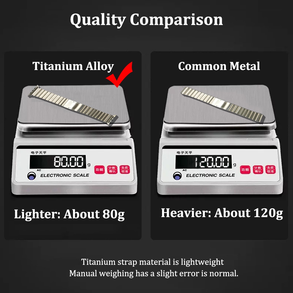Sang Trọng Dây Đeo Bằng Titan Cho Đồng Hồ Thông Minh ultra2 49mm 45mm 44mm 38mm 40mm 42mm series9 8 7 6 se 5 4
