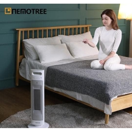 Máy Sưởi Gốm Nemotree, Quạt Sưởi, Thiết Bị Sưởi, Ấm Nhanh, Công Suất 2600W, Nhập Hàn, BH 12 Tháng, Bepchauau