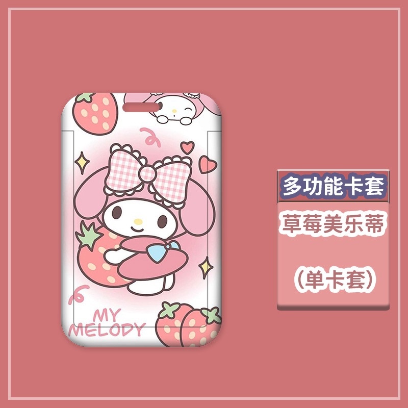 Hoạt Hình Bao Đựng Thẻ id / Thẻ id / Xe Buýt / Làm Việc Có Móc Khóa Họa Tiết sanrio Dễ Thương Ốp