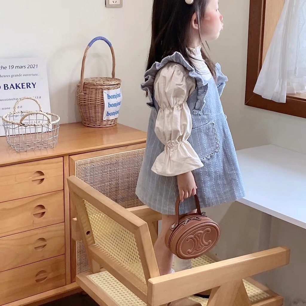 Bộ Áo Sweater In Họa Tiết Hoạt Hình Phong Cách Hàn Quốc Thời Trang Mùa Thu Cho Bé Gái