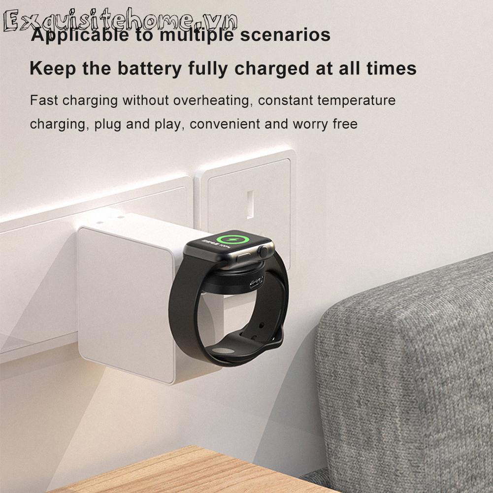 Đế Sạc Không Dây Cho Đồng Hồ Thông Minh apple watch 1-8