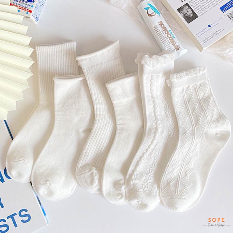 Tất cổ cao nữ chất liệu vải Hàn Quốc cao cấp co giãn 4 chiều,vớ cổ cao CC1 phong cách Ulzzang - Meitabox