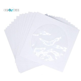 Set 100 vỏ bọc đầu đĩa dvd cd / dvd / dvd trong suốt tiện dụng