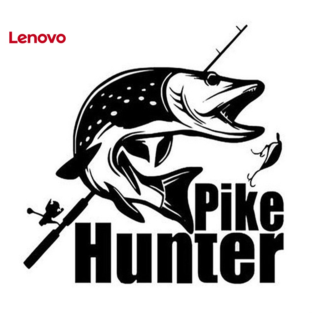 Decal Dán Trang Trí Xe Hơi & Cửa Sổ Oto Hình Cá Và Hoa Hướng Dương Mike hunter