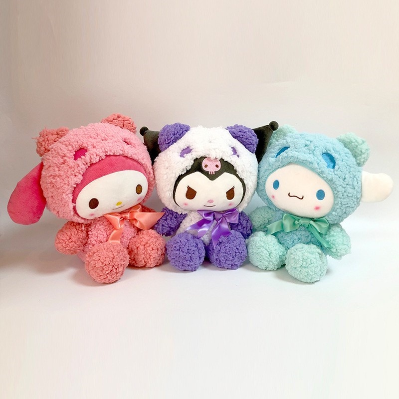 Búp bê nhồi bông hình nhân vật hoạt hình My Melody Kuromi