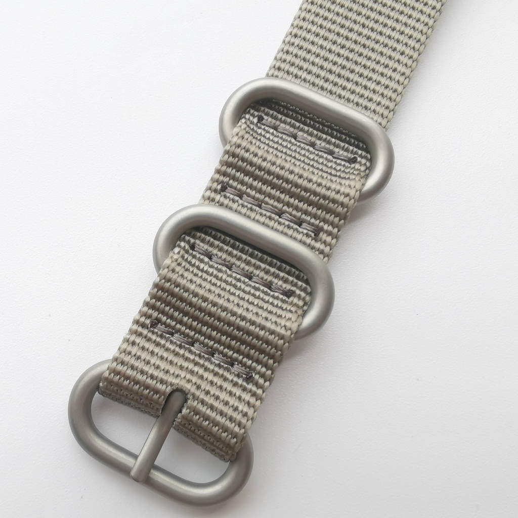 Dây Đeo Tay Bằng nylon Màu Xám 18mm 22mm 20mm Cho Đồng Hồ Nam 24mm