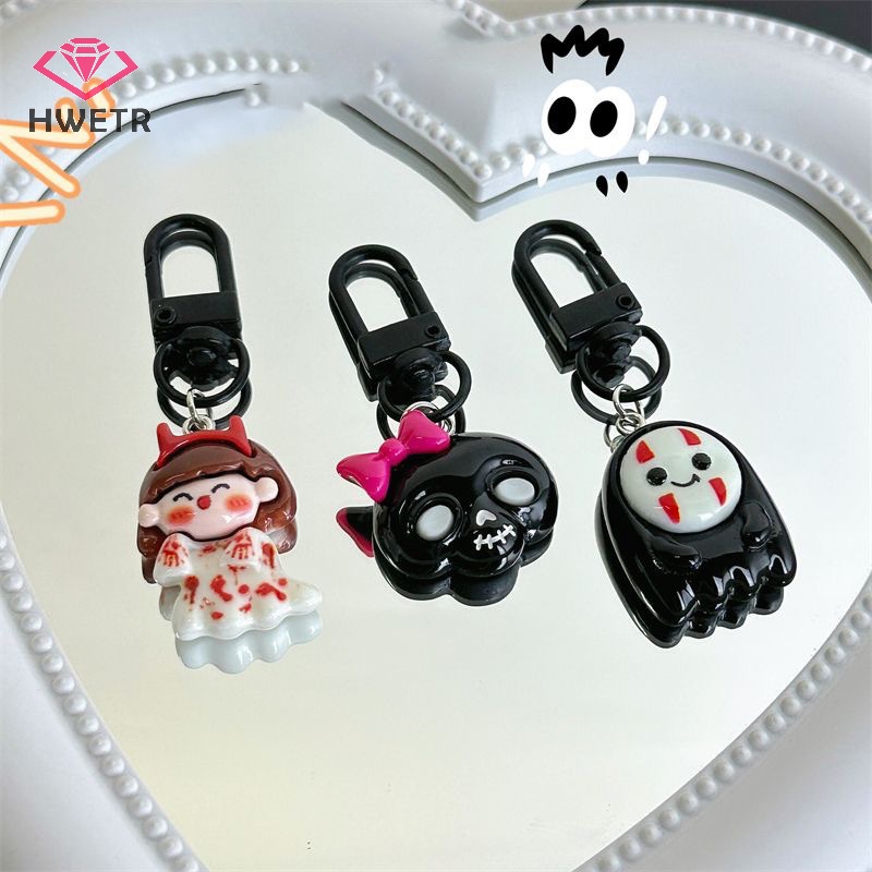 Móc Khóa Hình Quả Bí Ngô Ma Quái Trang Trí halloween Dễ Thương Mới