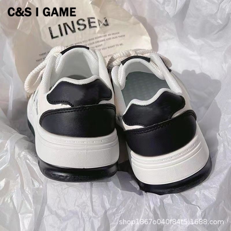 C＆S  Giày thể thao giày nữ giày bánh mì nữ đế cao 2023 Siêu Mềm Xinh Xắn FBX2390QID 37Z230912