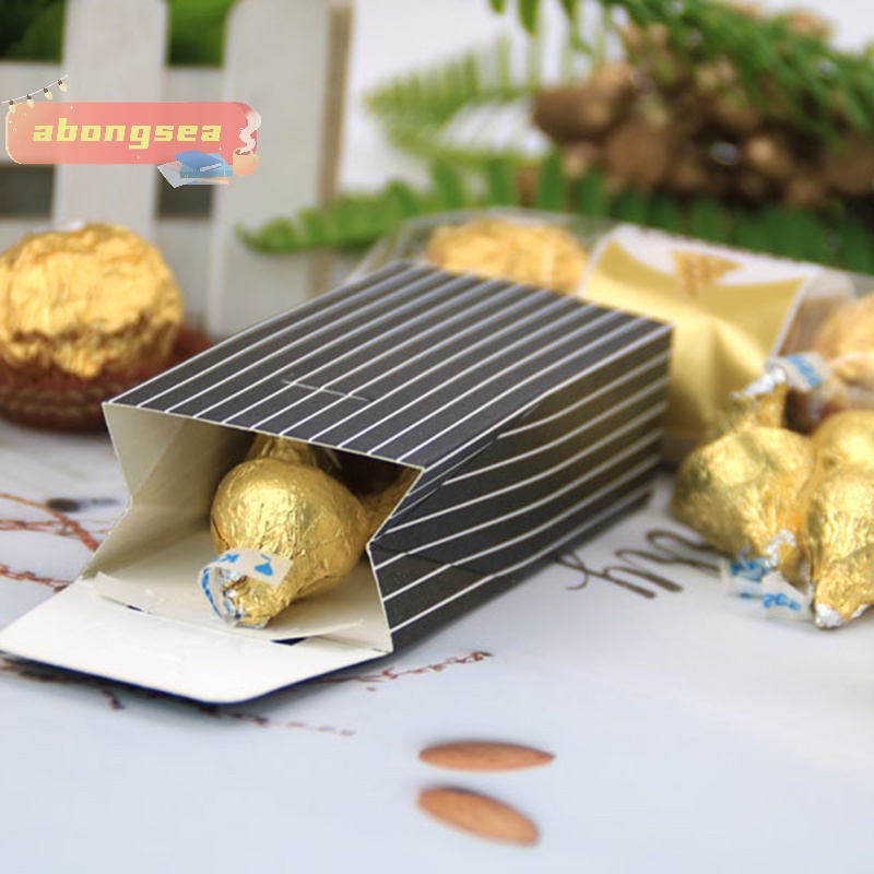 Abongsea Set 20 Túi Đựng Kẹo Cưới Hình Đầm Cô Dâu Chú Rể Đẹp Mắt diy