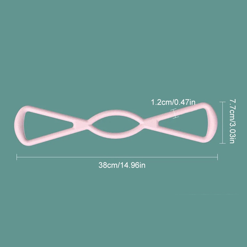 Dây Đai Kháng Lực Hình Số 8 Bằng Silicon Chuyên Dùng Tập yoga Giảm Cân silicone - YKD