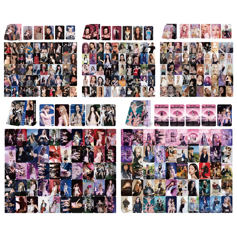 Set 55 Tấm card Hình Nhóm Nhạc blackpink Thẻ