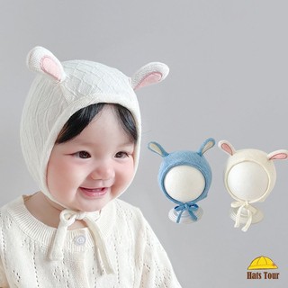 Hoạt Hình Mũ Tai Thỏ Chống Gió Mùa Thu Đông Bảo Vệ Tai Cho Bé Sơ Sinh 0-10 Tháng Tuổi