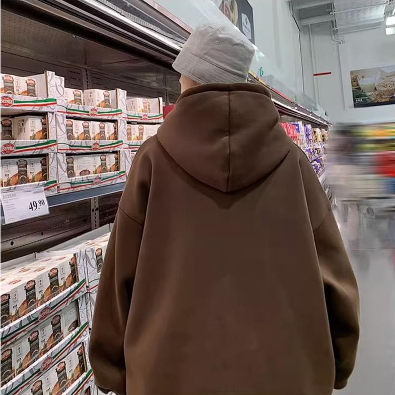 Áo hoodie cotton Nhung Dày Dặn Tay Dài In Họa Tiết Mặt Cười Vui Nhộn Thời Trang Cho Cặp Đôi size m-5xl