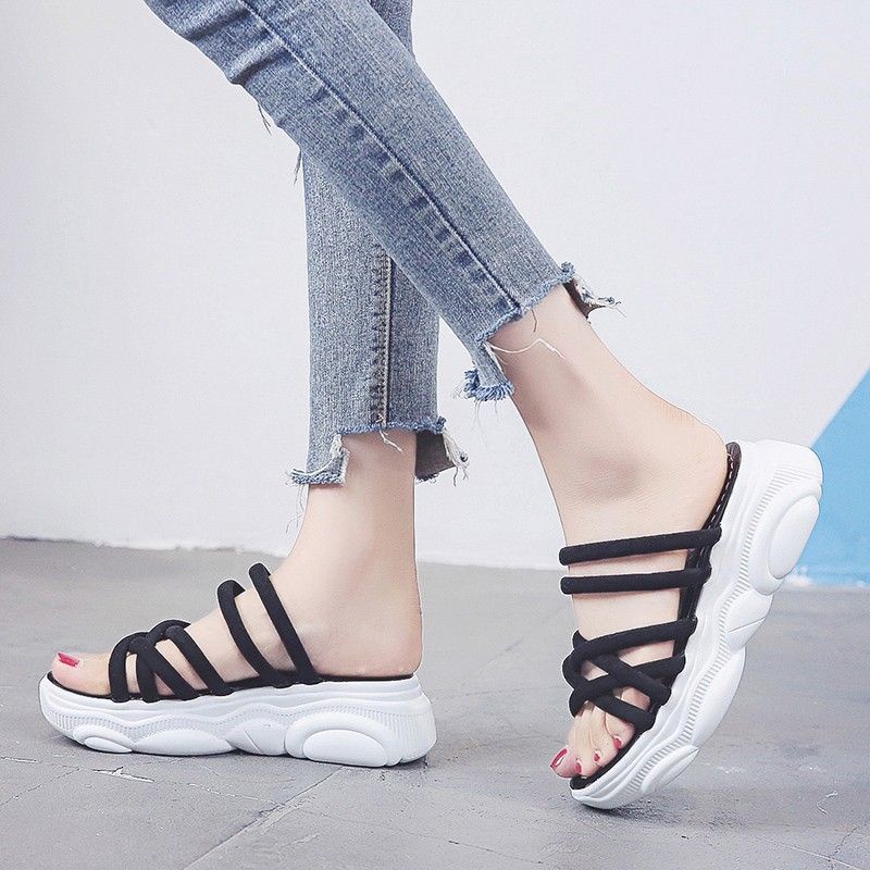 NOVA  dép sandal nữ dép bánh mì nữ dép bánh mì Chống Trượt 2023 NEW B98G1UN 36Z230904