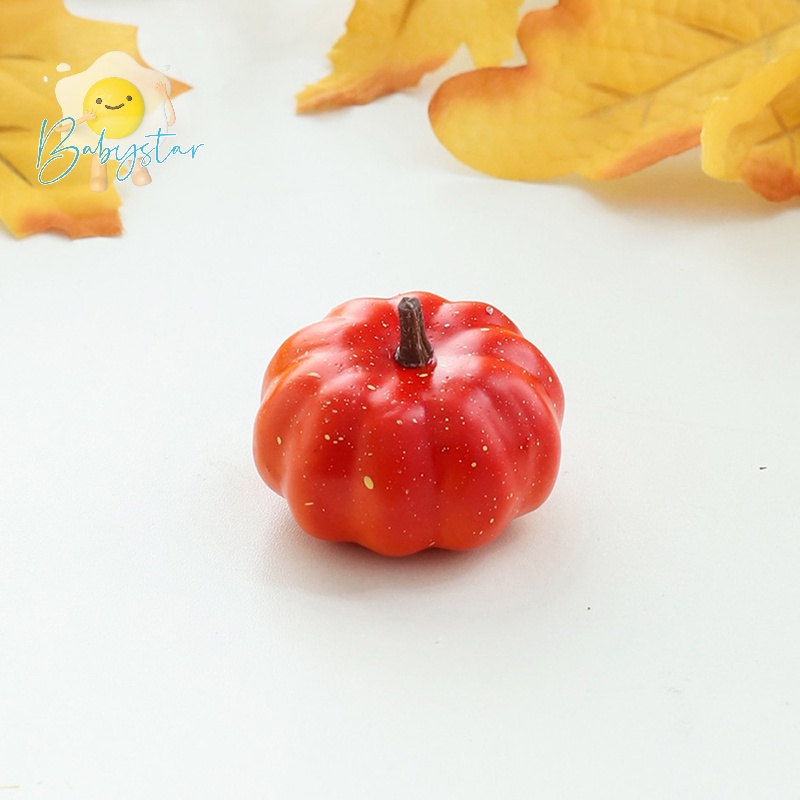 Trái Bí Ngô Giả mini Trang Trí halloween Mới