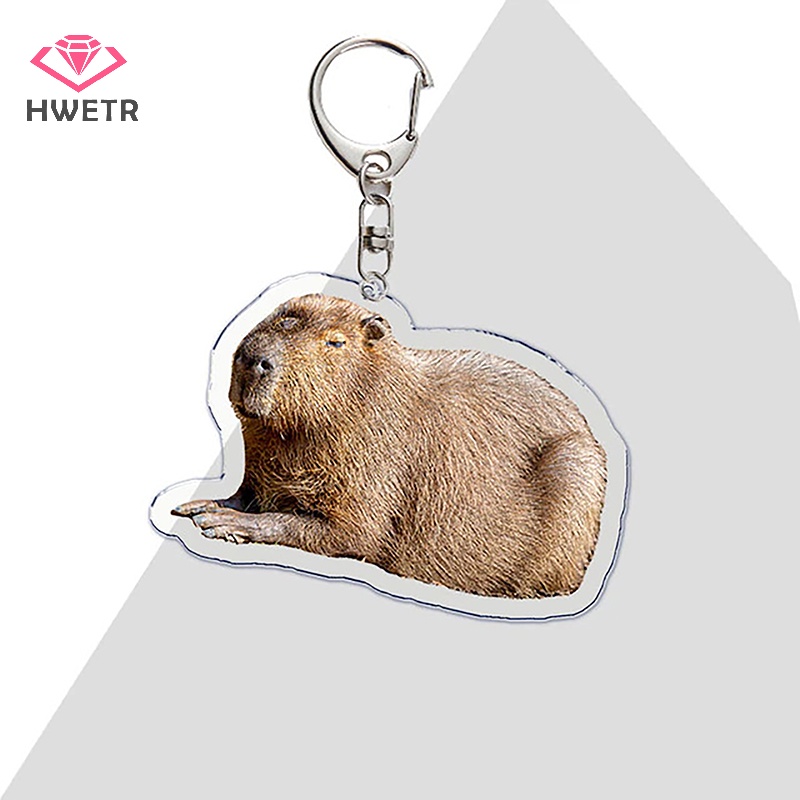 Móc Khóa Hình capybara Bằng acrylic Dễ Thương Cho Nữ Mới