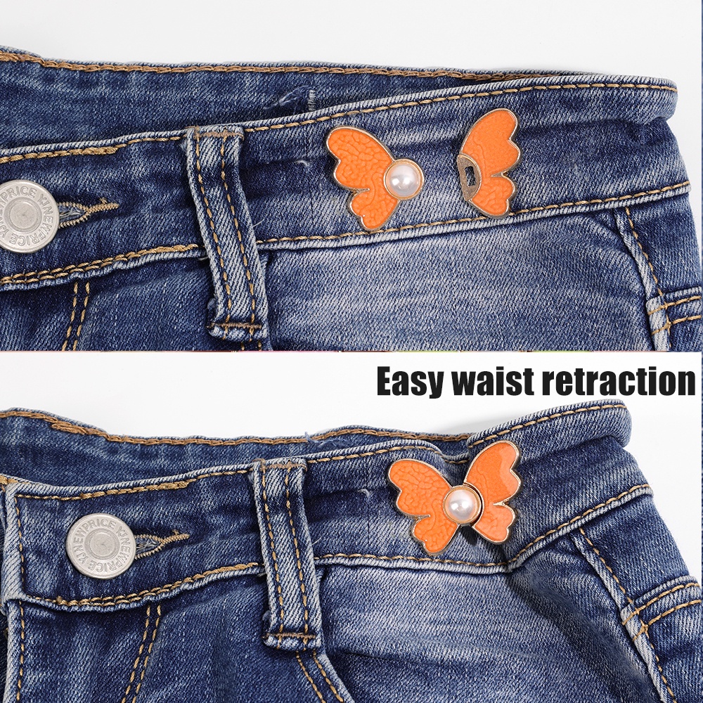 Nút Thắt Eo Bằng Kim Loại Hình Bướm Có Thể Điều Chỉnh Và Tái Sử Dụng