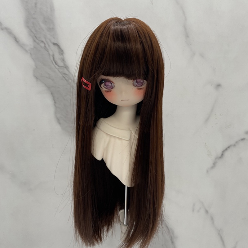 Mới Tóc Giả Dài Thẳng Cho Búp Bê bjd 1 / 3 & 1 / 4 & 1 / 6