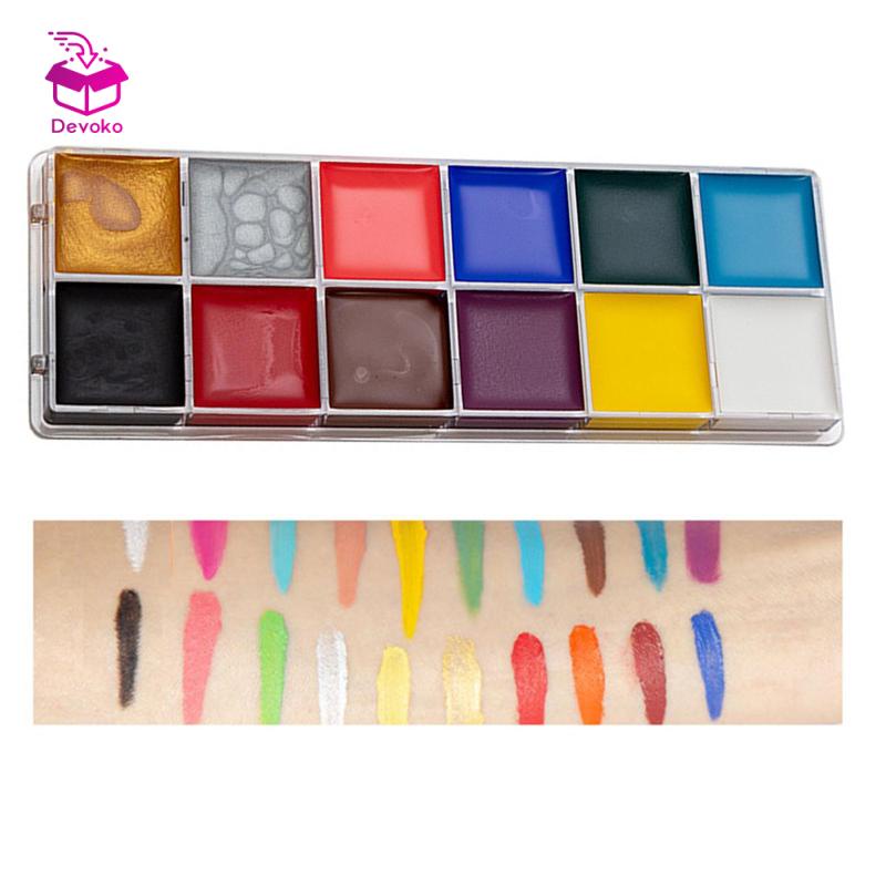 Bảng Màu Vẽ Cơ Thể Hóa Trang halloween