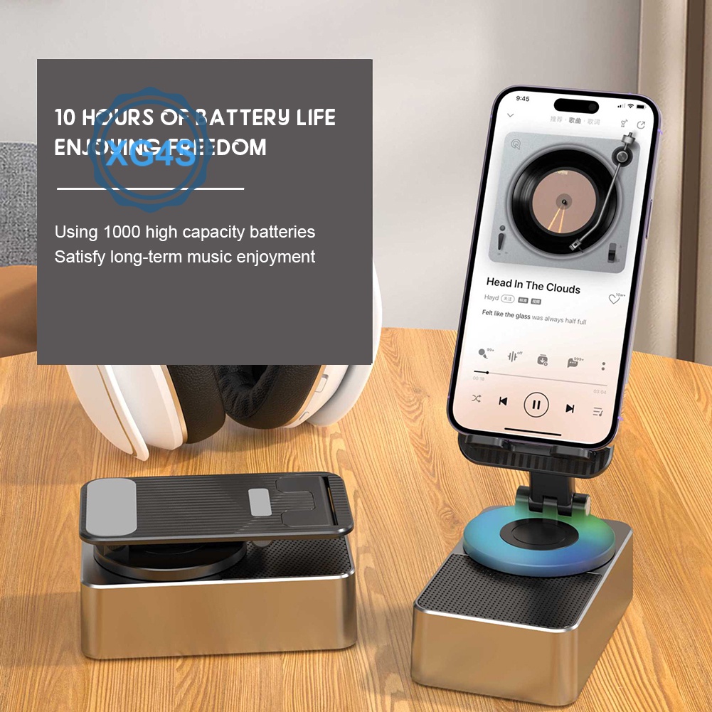 Loa bass Không Dây 2 Trong 1 Có Giá Đỡ Điện Thoại Cho Phòng Ngủ