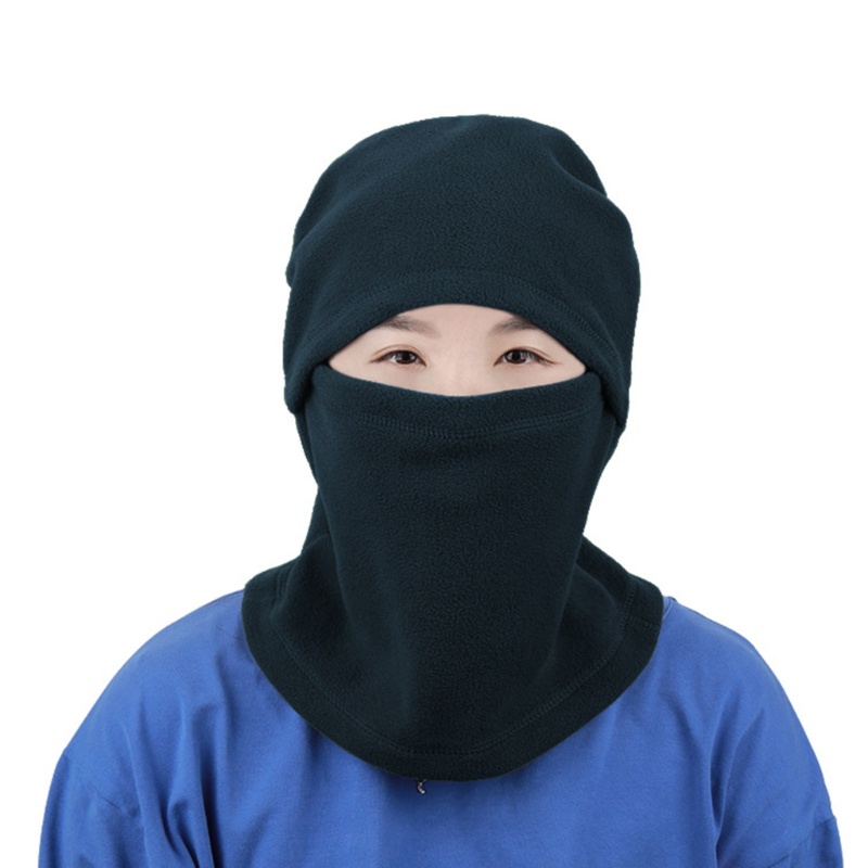 Mũ Trùm Đầu Giữ Ấm Thoáng Khí Chống Gió Bằng Lông Cừu balaclava Chống Gió Mùa Đông