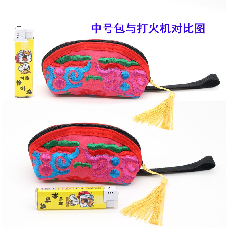 Ví Cầm Tay Thêu Hoa Phong Cách Dân Tộc Mới 2023