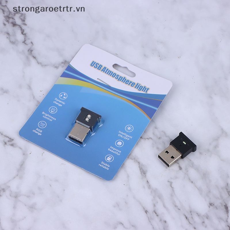 1 Đèn led usb 8 Màu Trang Trí Nội Thất Xe Hơi / laptop