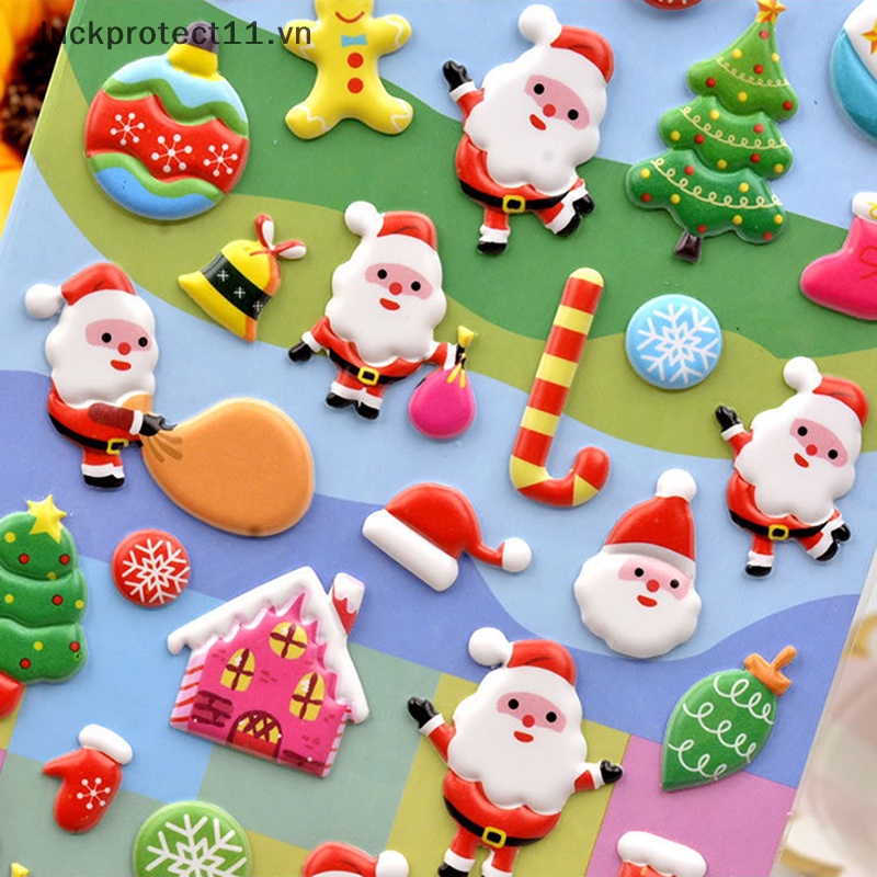 Sticker Dán Trang Trí Giáng Sinh 2023 # claus