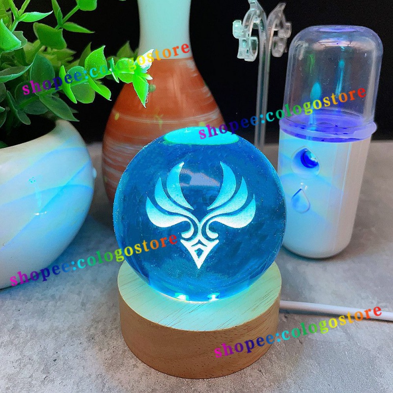 Genshin Quả Cầu Pha Lê Hóa Trang Nhân Vật Anime cryo Nendoroid