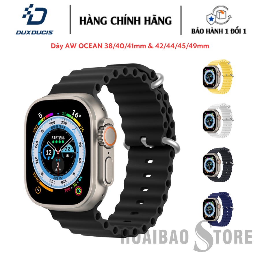 [HÀNG CHÍNH HÃNG] Dây Đeo DUX DUCIS Series OceanWave dành cho Apple Watch 42/44/45/49MM CS/KG