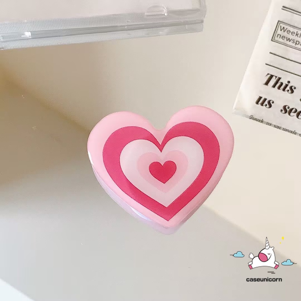 Hoạt Hình Giá Đỡ Điện Thoại Dạng Nhẫn Hình Mèo kitty Đáng Yêu Có Thể Gập Lại