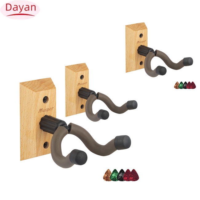 Giá Treo Tường + 5 Miếng Gảy Đàn guitar bass / ukulele