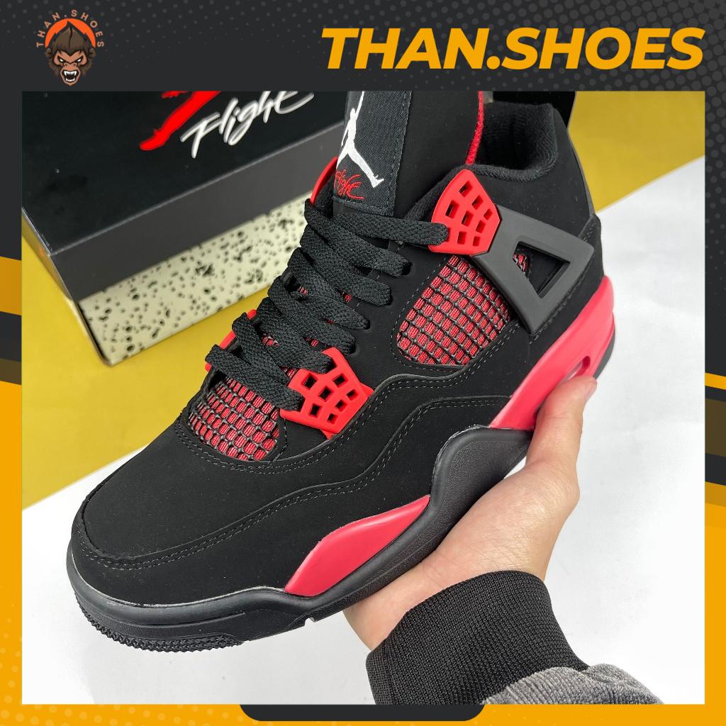 Giày JD4 Retro SE Red Thunder, JD4 Đen Đỏ - Than.Shoes