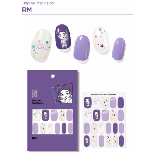 *BIG SALE LAST CHANCE*  BTS Gel Nail Sticker *Random Box* -Magic Door , Nail Art Sticker, Korea, RM, JIN, JIMIN, SUGA, J-HOPE, JUNGKOOK, V