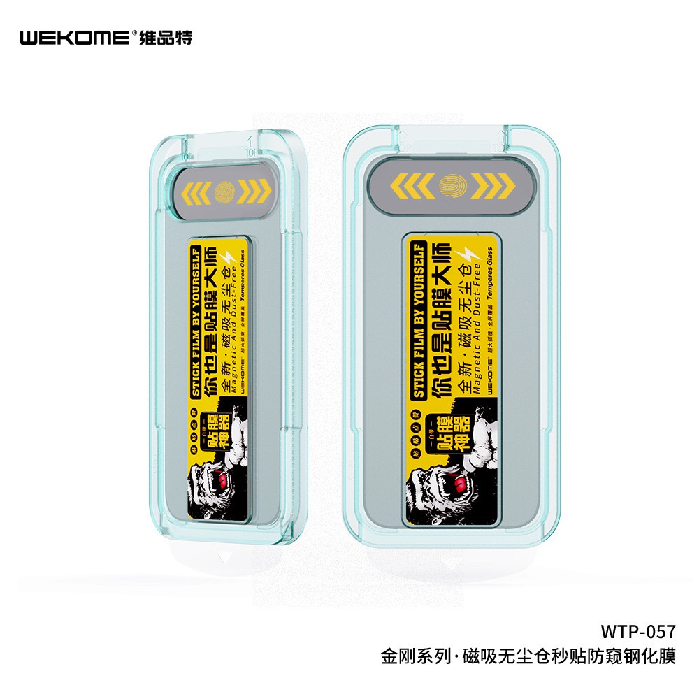 Kính Cường lực KingKong WEKOME khung tự dán cho dòng iphone hiện nay mới nhất hiện nay