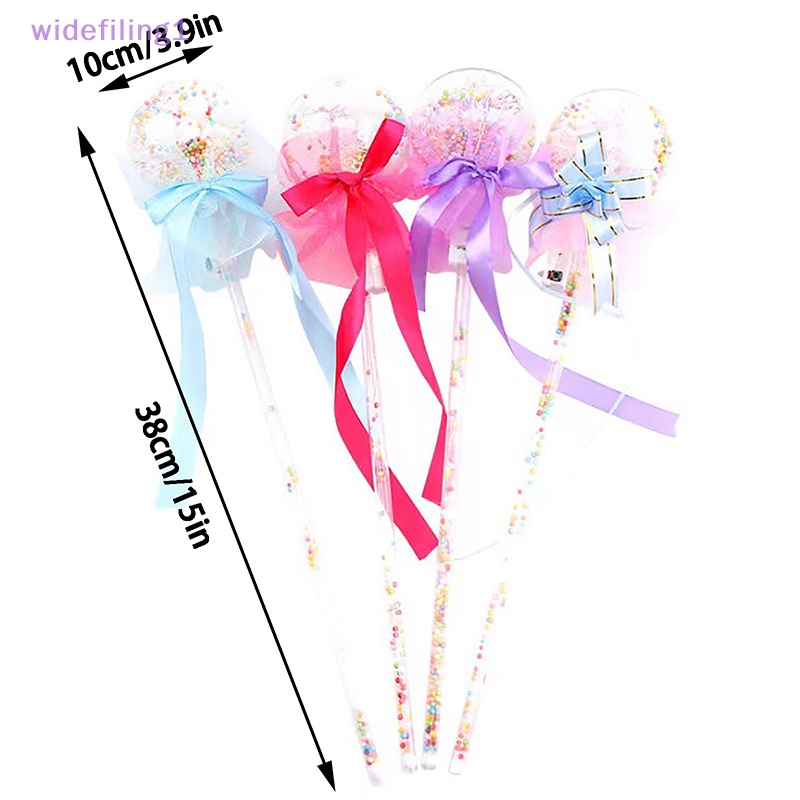 Widefiling 1 Cây Đũa Phép Phát Sáng Nhiều Màu Hình Trái Tim Ngôi Sao Công Chúa Tiên Nữ Cho Bé Chơi Hóa Trang