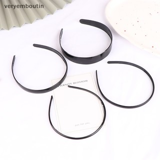 Băng Đô Cài Tóc unisex Màu Đen Trơn Đơn Giản Thời Trang