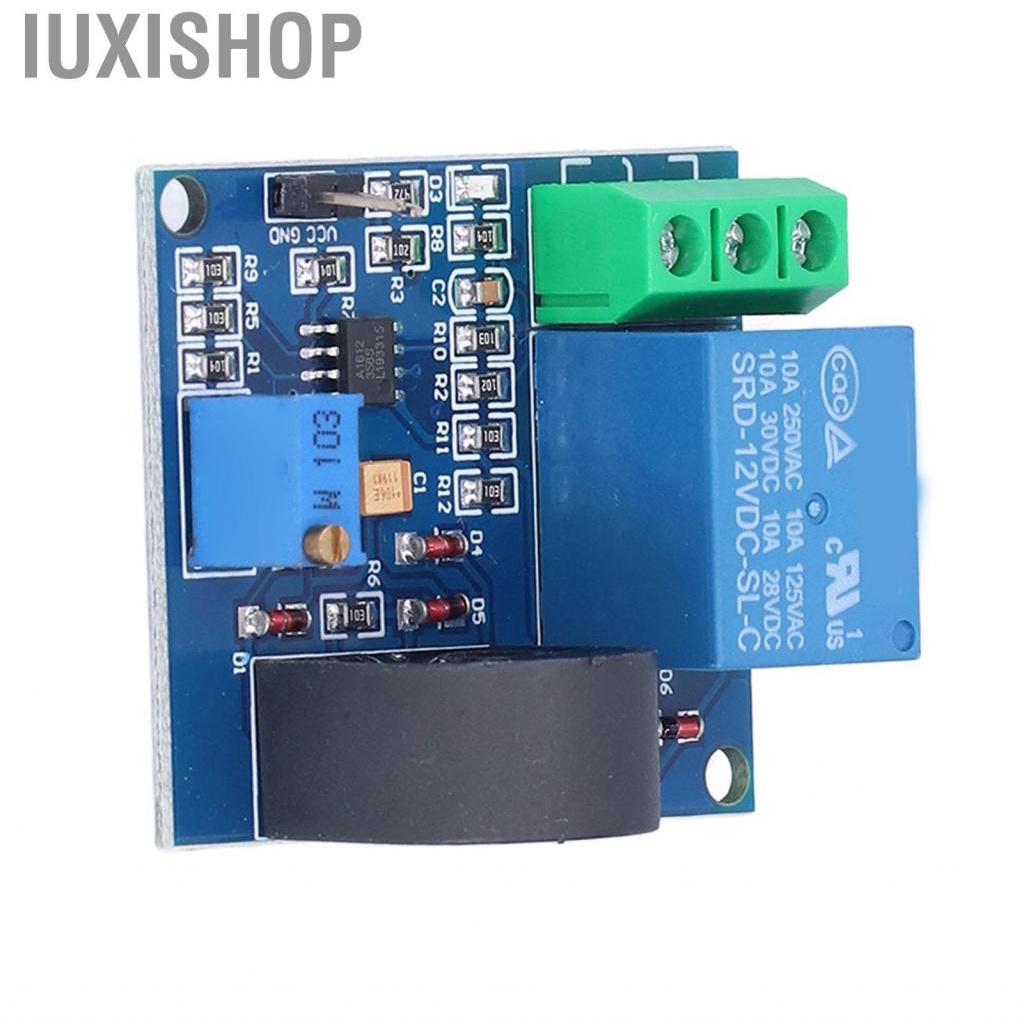 Iuxishop 1 x AC Current Detection  Module 12V Relay Protection Board