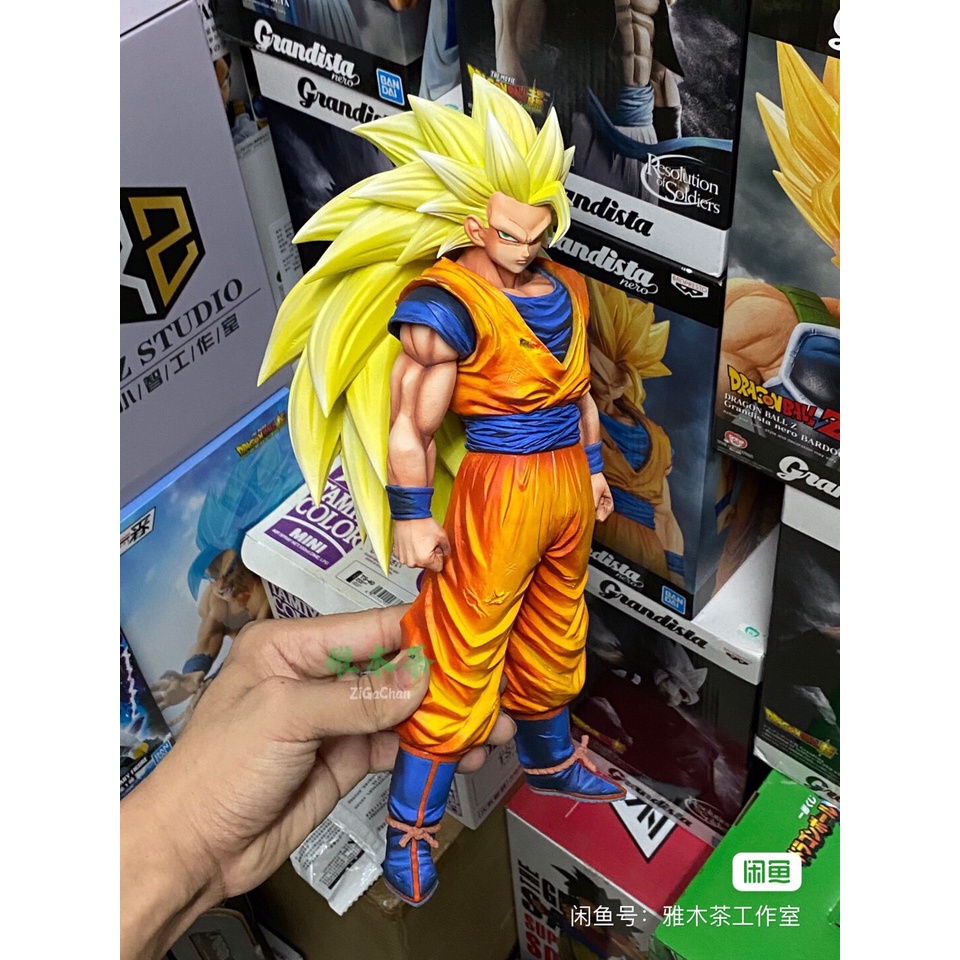 Mô hình songoku ssj 3 siêu nét - mô hình dragonball