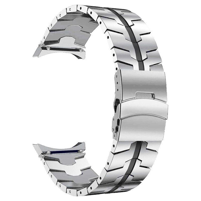 Dây Đeo Inox Cho Đồng Hồ Thông Minh samsung watch 4 / 5 / 6 classic 47mm 46mm 43mm 44mm 40mm